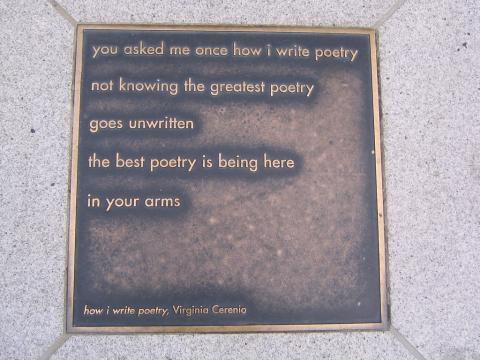 Photograph Showing a Poem