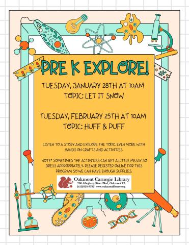 Pre K Explore Flyer