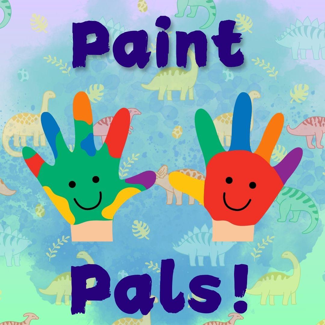 paint pals dinos logo